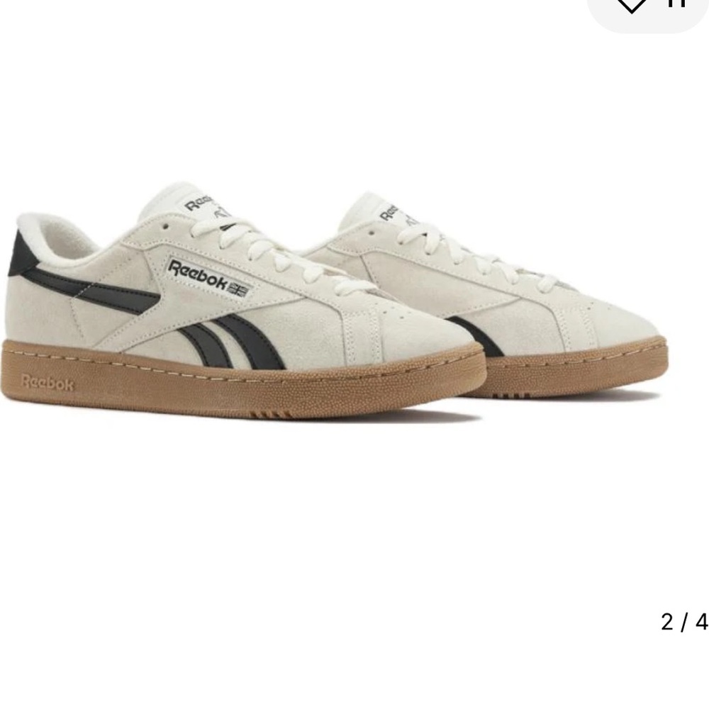 NWT Reebok Club C Grounds UK 'Chalk Reebok Rubber Gum' - Picture 2 of 7